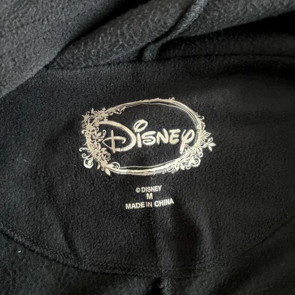 NEW Mickey Mouse Fleece 1-Piece Pajamas Union Suit Medium Disney Hooded w/ Ears - Picture 6 of 9